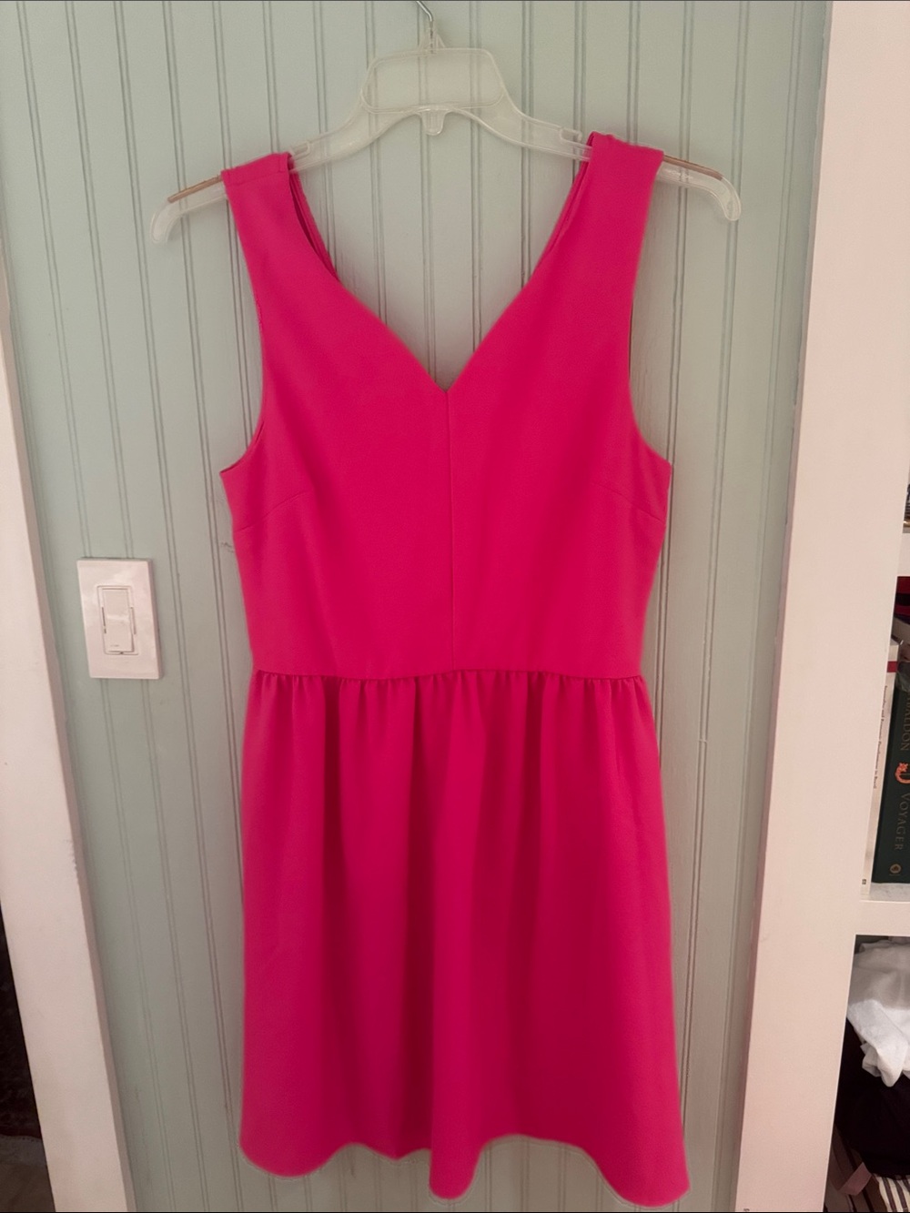 Beautiful Hot Pink Sleeveless Large Dress